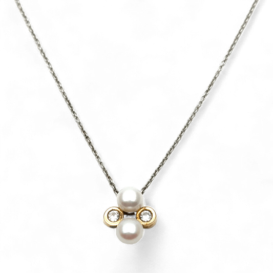 Yvette Ries Silberkette rhodiniert mit Anhänger Bendixen-Braun – Dein Juwelier in Augsburg Schmuck