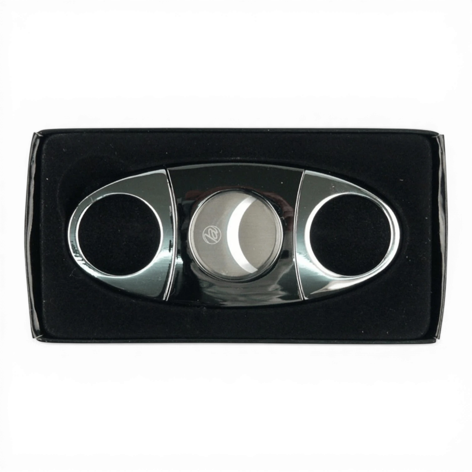 Zigarren-Abschneider Chrom Dark 23mm Verpackung Bendixen-Braun – Dein Fachgeschäft für Zigarren in Augsburg