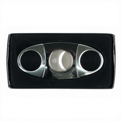 Zigarren-Abschneider Chrom Dark 23mm Verpackung Bendixen-Braun – Dein Fachgeschäft für Zigarren in Augsburg