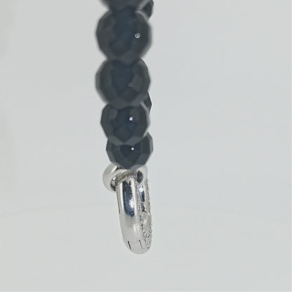 Ti Sento Kette aus geschliffenen Glaskugeln Anhänger