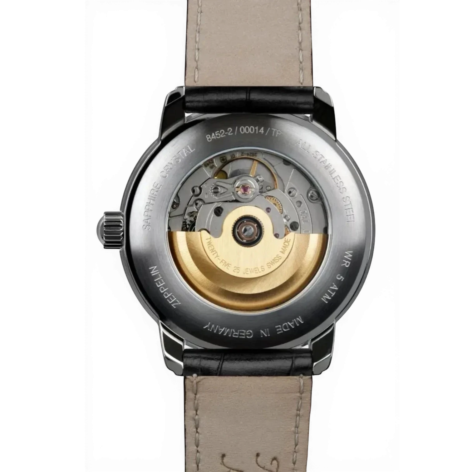 Zeppelin Herren-Armbanduhr Automatik mit Datum.