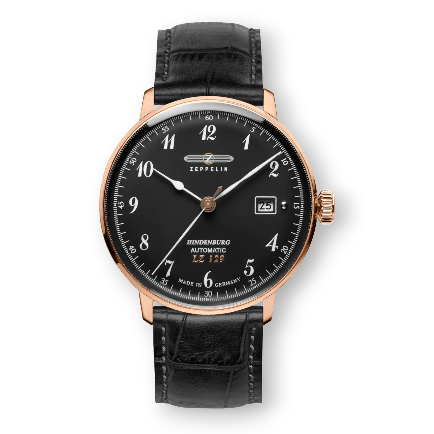 Zeppelin 7068-2-1 Herrenuhr klassisch Automatik Bendixen-Braun – Dein Uhrengeschäft Augsburg Uhren