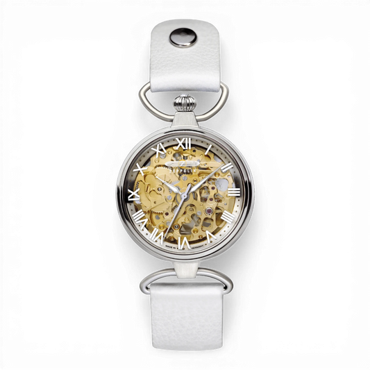 Zeppelin 7457-5 Damenuhr Automatik skelettiert Bendixen-Braun – Dein Uhrengeschäft Augsburg Uhren