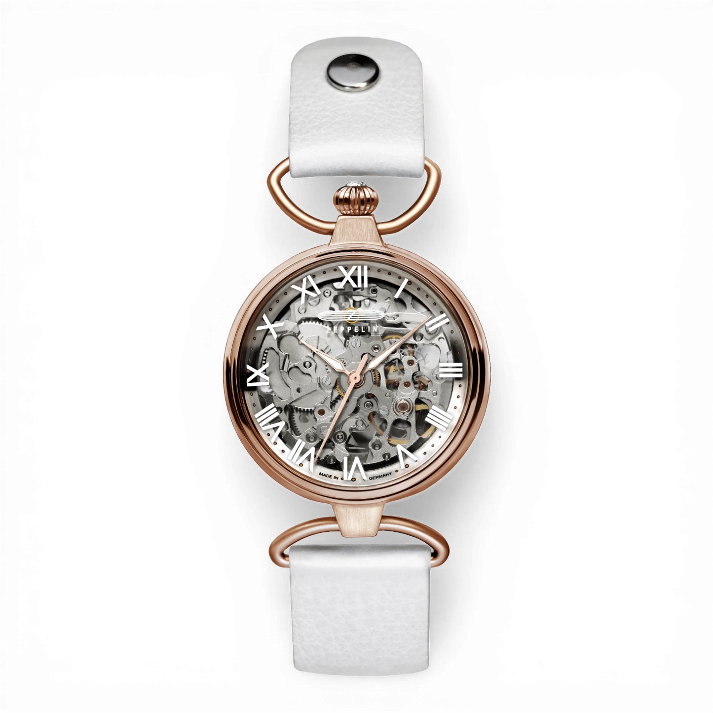 Zeppelin 7459-1 Damenuhr Automatik skelettiert Bendixen-Braun – Dein Juwelier in Augsburg Uhren