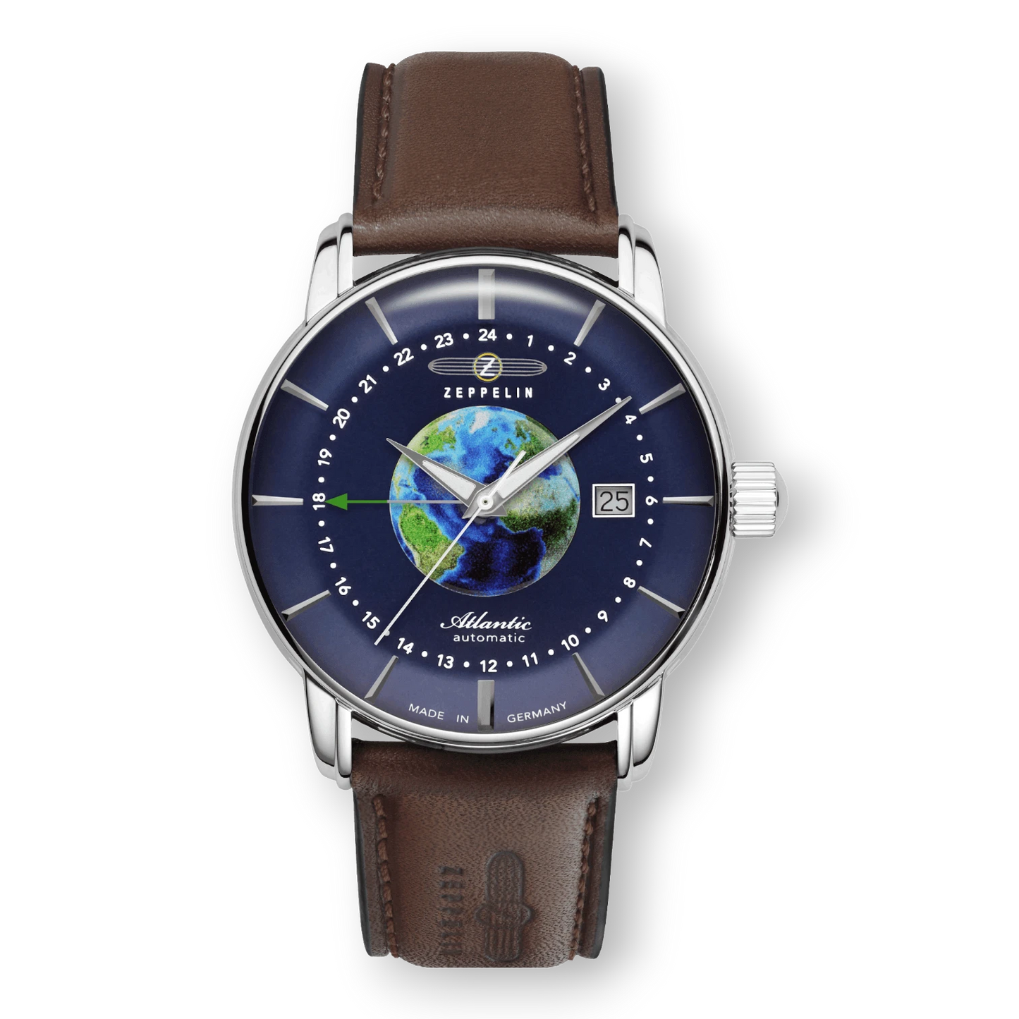 Zeppelin 8468-3 Herrenuhr Automatik Bendixen-Braun – Dein Uhrenladen Augsburg Uhren