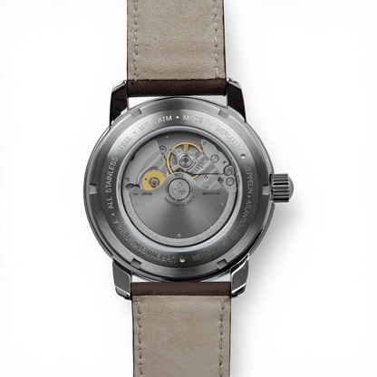 Zeppelin 8468-3 Herrenuhr Automatik Rückseite Bendixen-Braun – Dein Juwelier in Augsburg Uhren