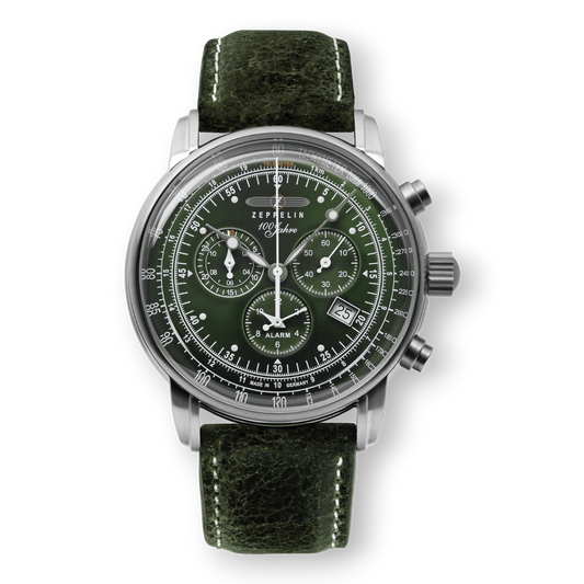 Zeppelin 8680-4 Herrenuhr Quarz Chronograph Front Bendixen-Braun – Dein Juwelier in Augsburg Uhren