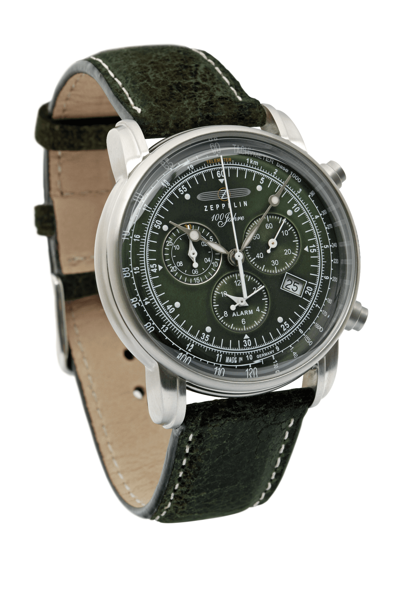 Zeppelin 8680-4 Herrenuhr Quarz Chronograph Seite Bendixen-Braun – Dein Uhrenladen Augsburg Uhren
